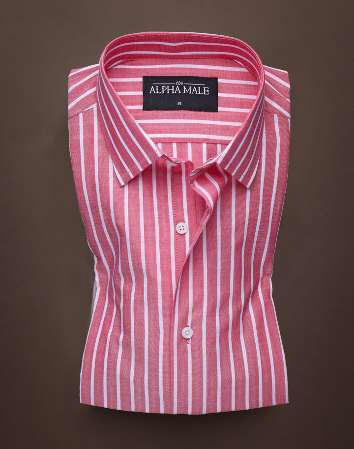 Pink Oxford Stripes