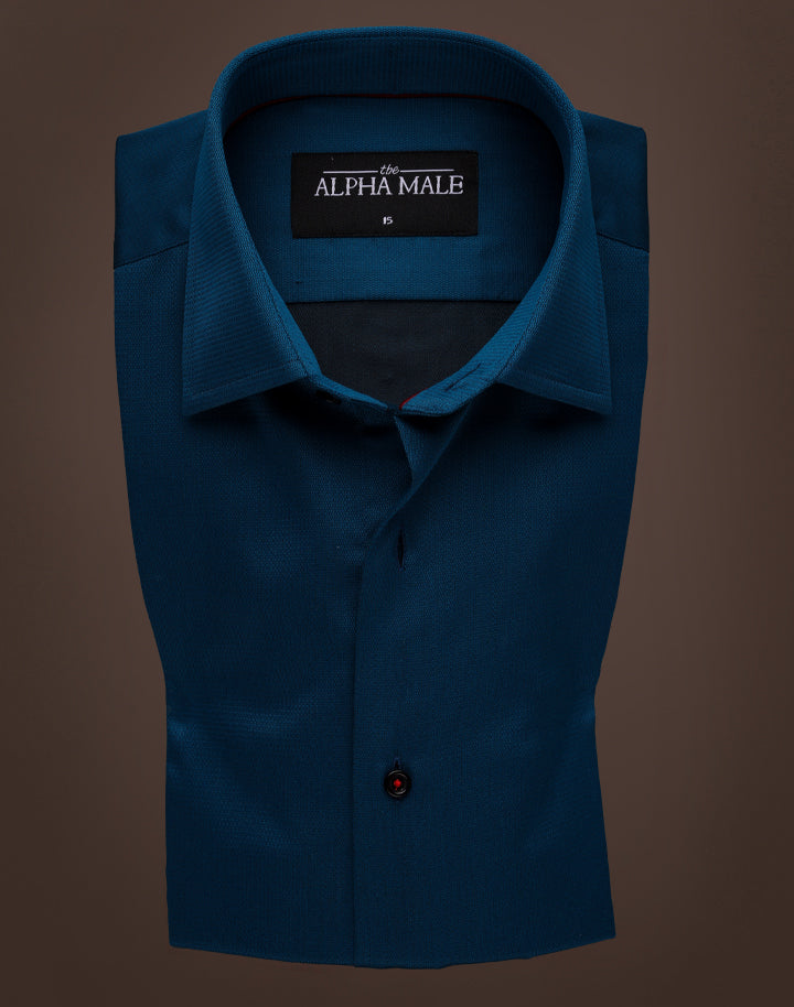 Amber Blue with Red Pipen