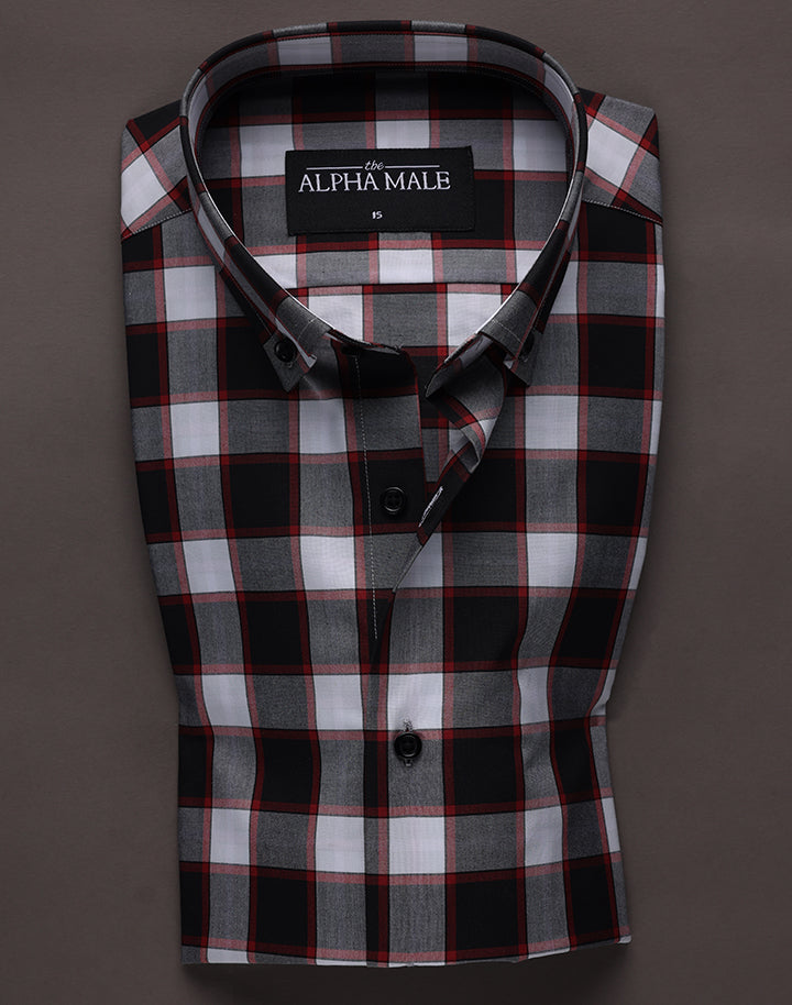 Black & Red Checkers