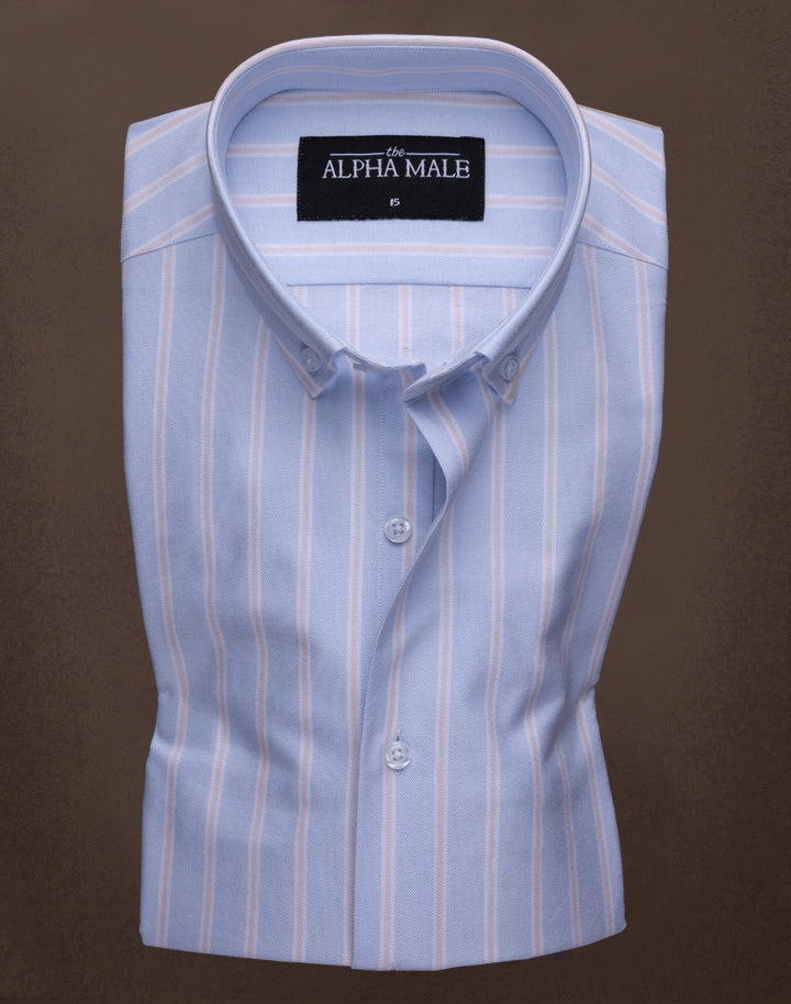 Broad Stripes in Polo Oxford