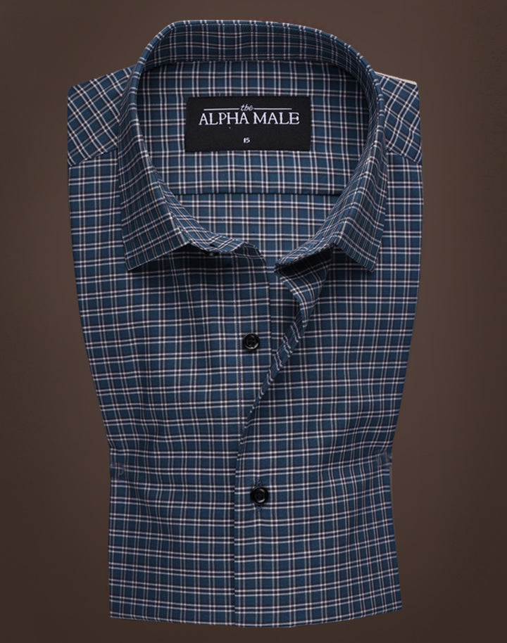 Checkered in green
