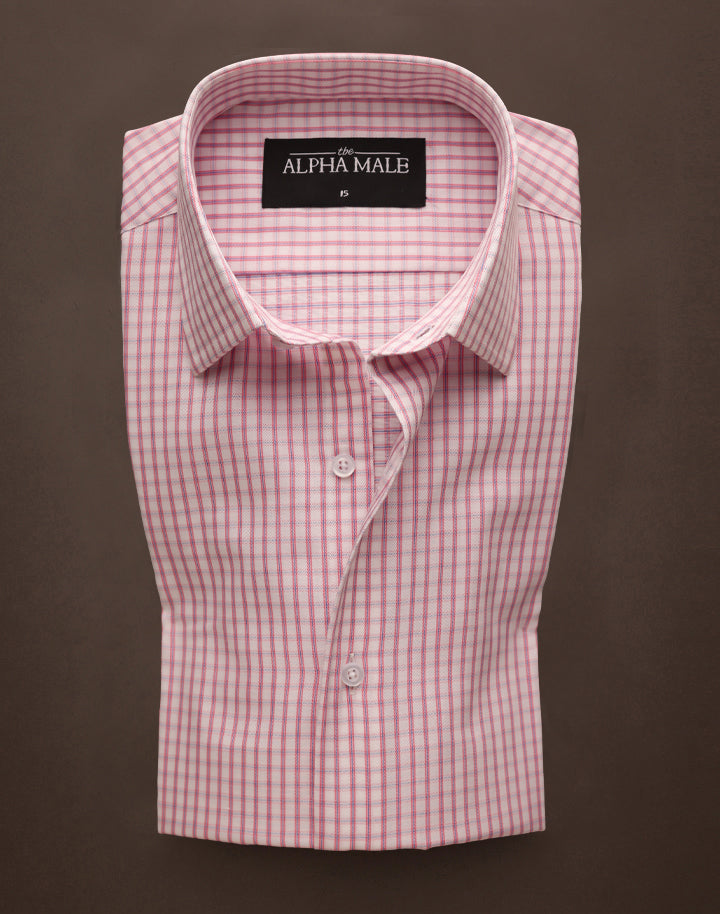 Classic Checks in Pink & White