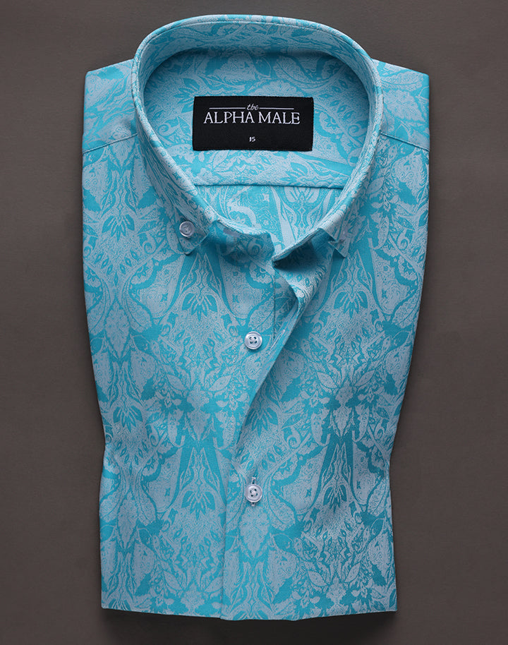 Embossed Pattern in Green