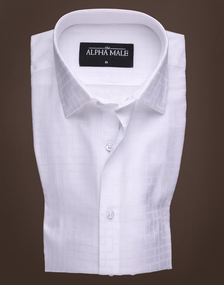 Embossed Pearl White