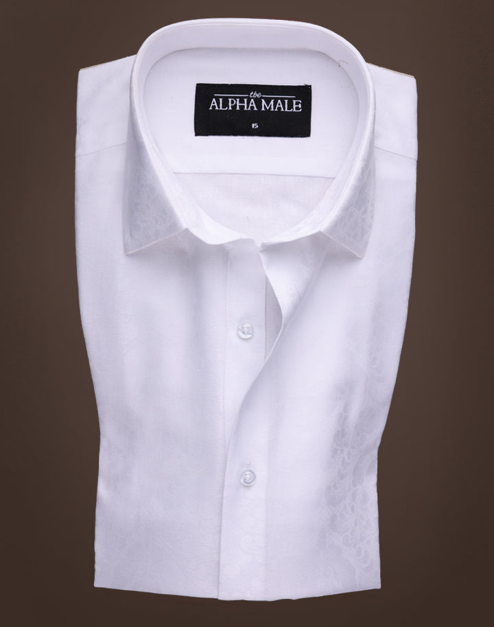 Embossed White