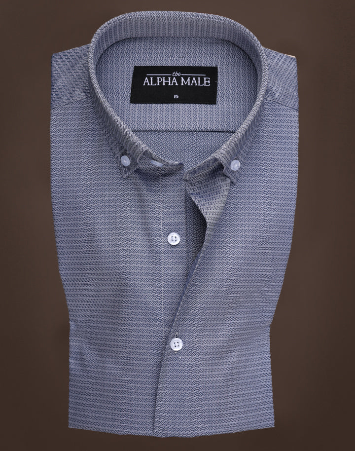 Grey in Geometric Pattern