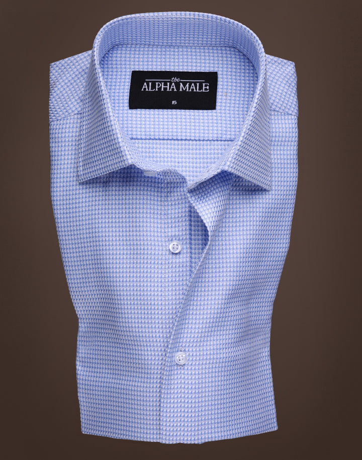 Hounds tooth Blue