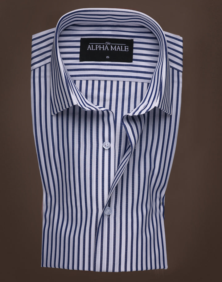 Oxford Blue Stripes