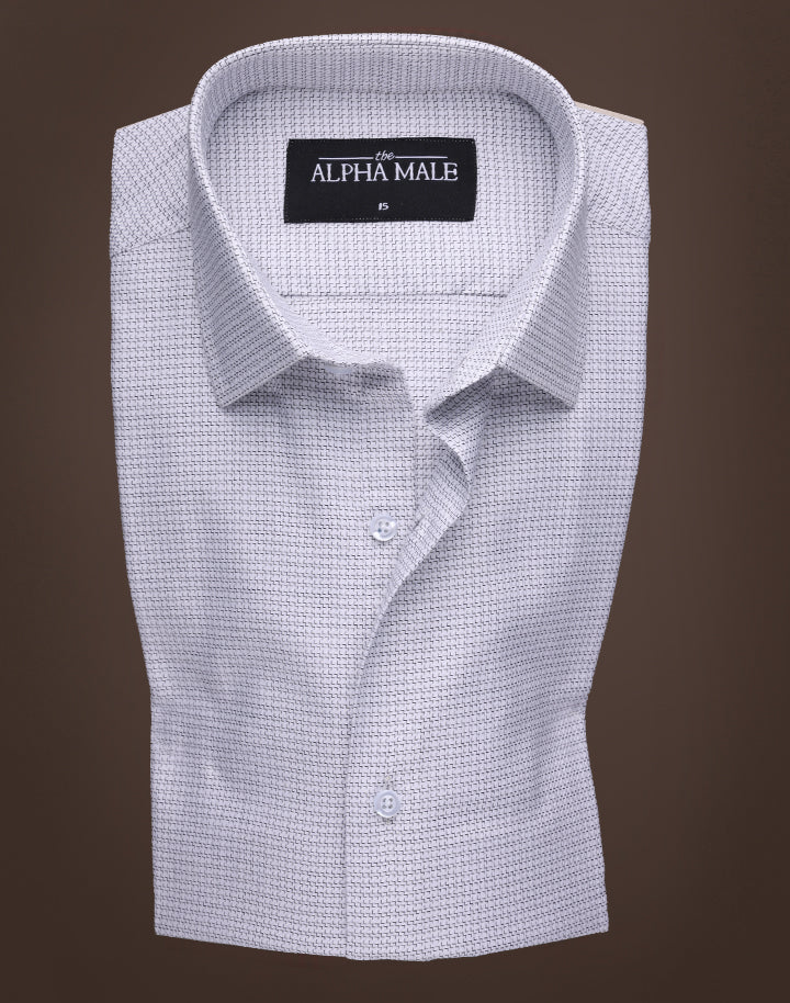 Stepped Texture in White
