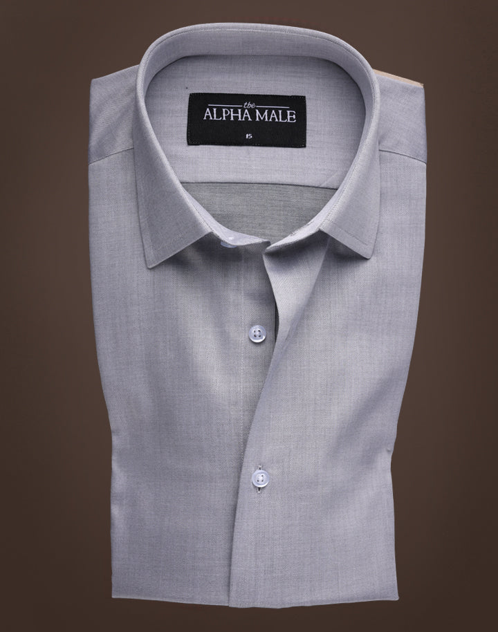 Twill in Steel Grey