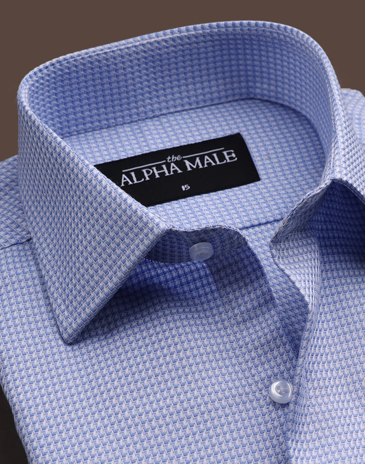 Hounds tooth Blue