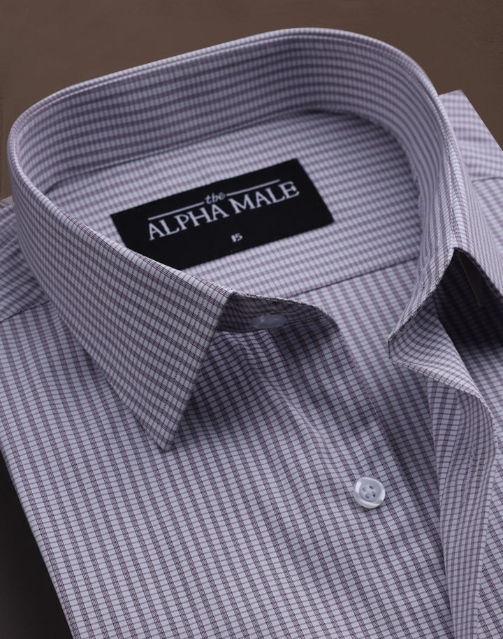 Grey Abstract Checks