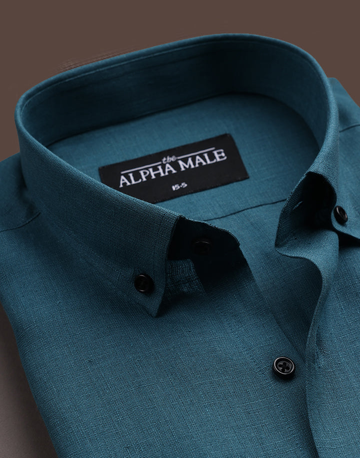 Teal in Linen