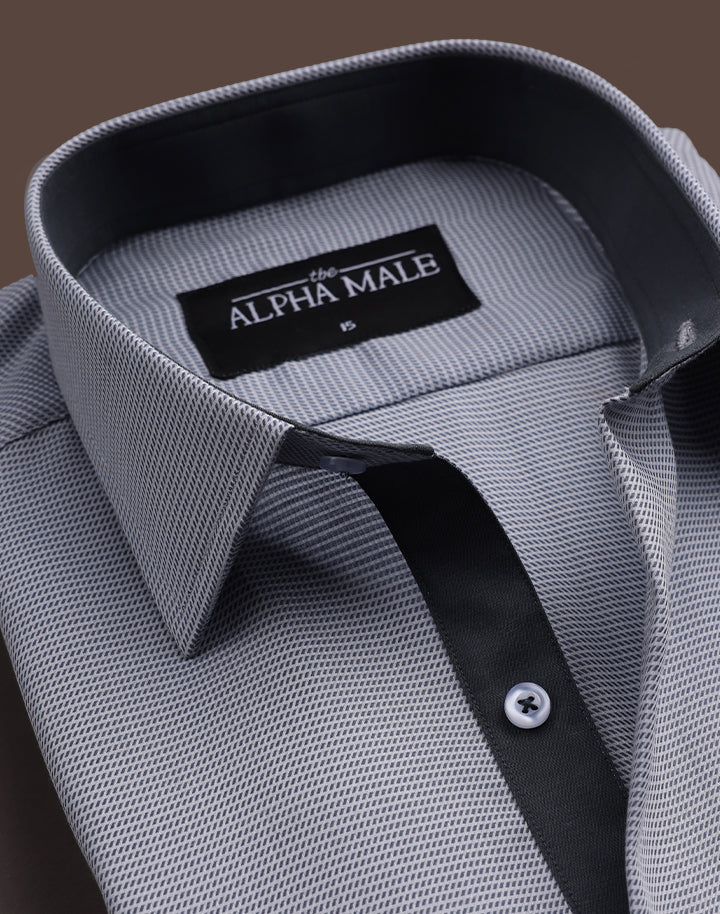 Grey & Black Textured