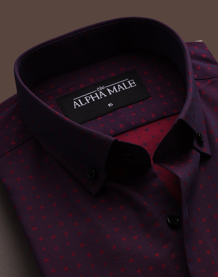 Burgundy Textured