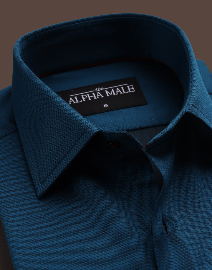 Amber Blue with Red Pipen