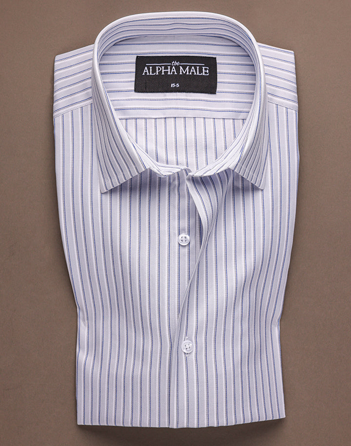 Herringbone Base Grey Stripes