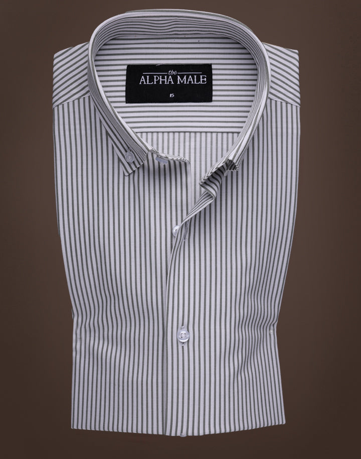 White & Green Bengal Stripes