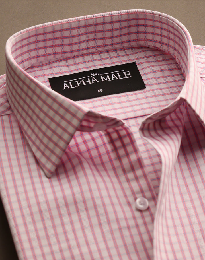 Classic Checks in Pink & White