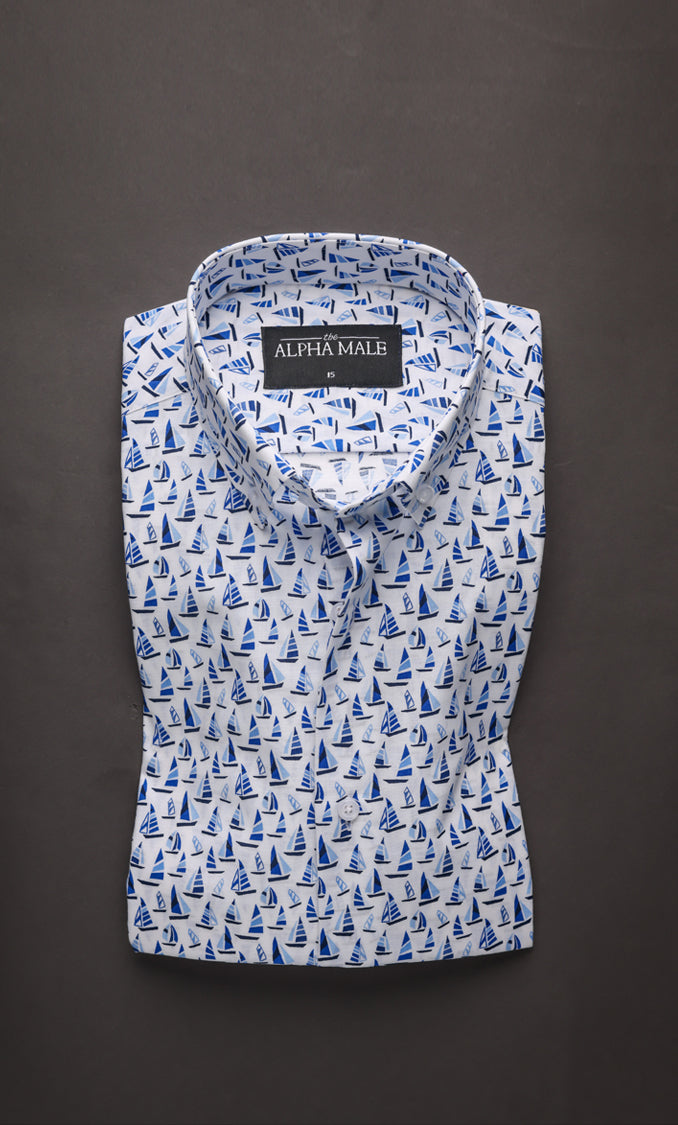 White Sailor Print